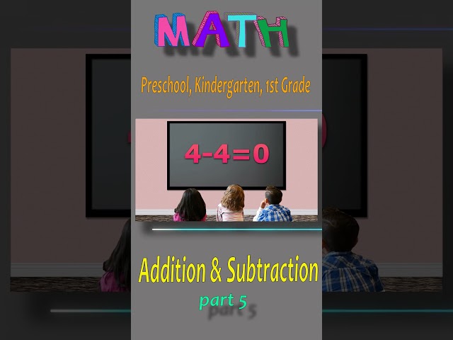 Addition & Subtraction - part 5