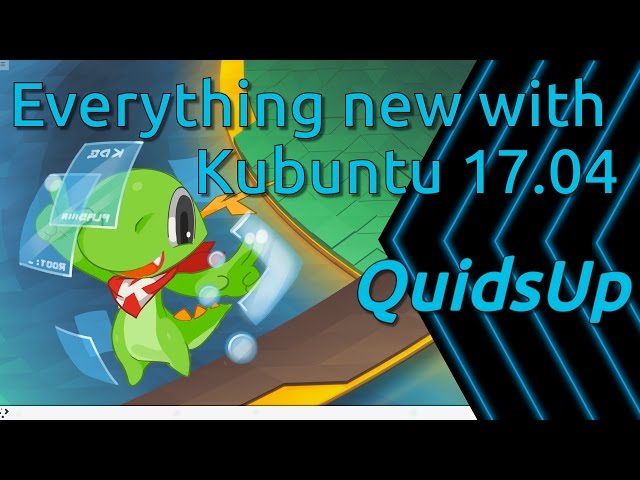 Everything New With Kubuntu 17.04