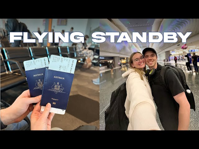 Our CHAOTIC Experience Flying Standby From 🇦🇺 Australia To America 🇺🇸