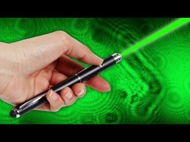 How to Make a Huge Microscope Projector from a Laser Pen - Amazing Experiment you can do at Home
