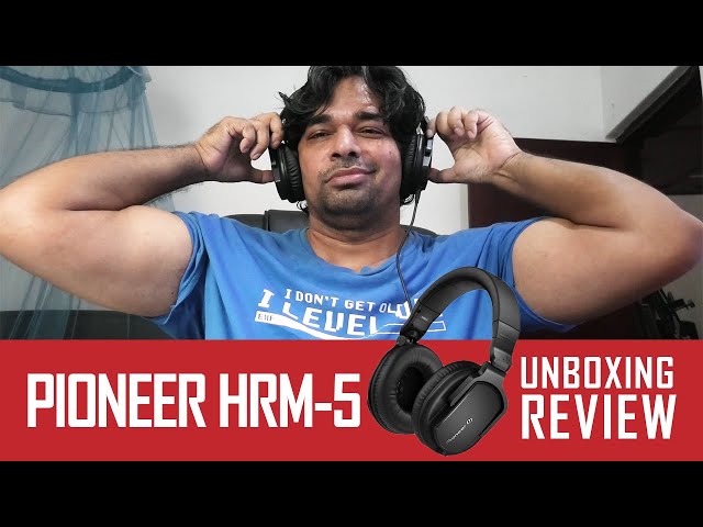Pioneer DJ HRM-5 Studio Monitor Headphones Unboxing & Review