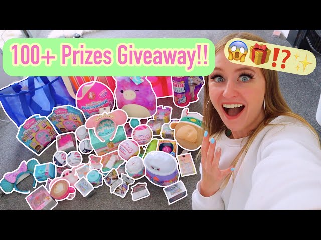 GIANT 10 MILLION GIVEAWAY WITH 100+ PRIZES!!!😱🎁✨⁉️*5 WINNERS!!🥳* (doorables, mixies, fidgets etc!)