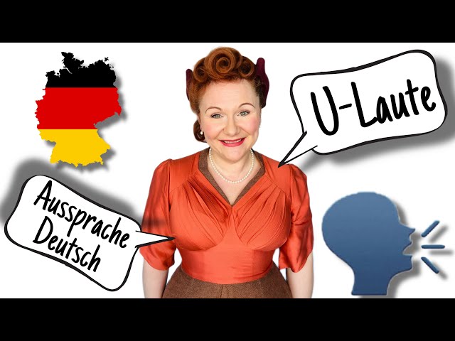 U-Laute. Vokale. Aussprache Deutsch. German pronunciation