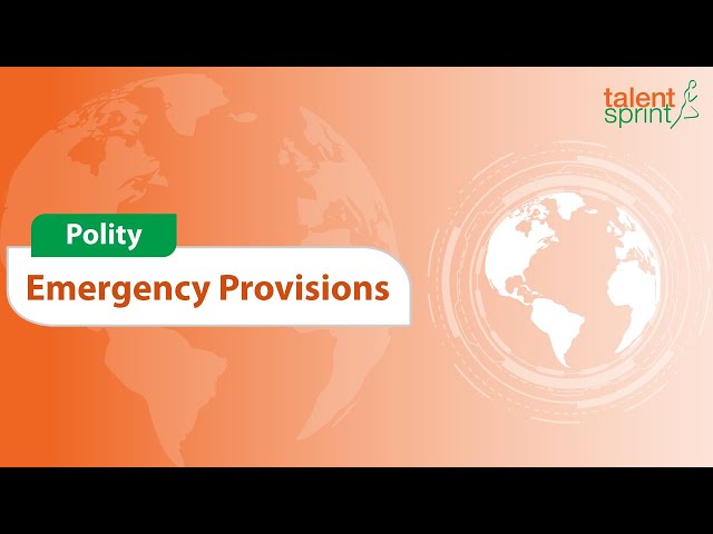 Emergency Provisions | Polity | General Awareness | TalentSprint Aptitude Prep