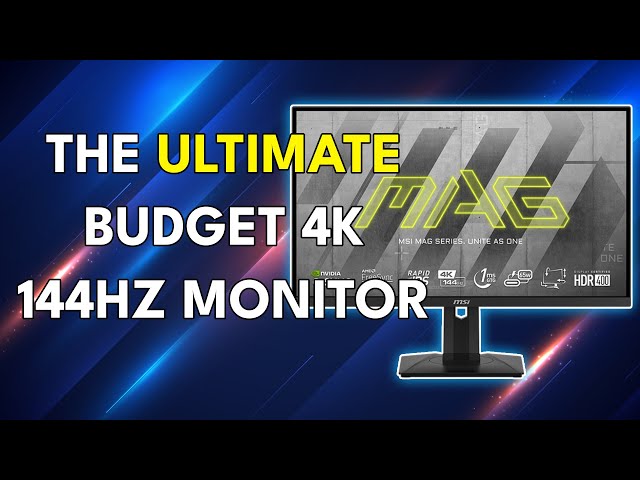 The ULTIMATE 4K 144Hz Monitor For UNDER $400! MSI MAG 274UPF    #ad