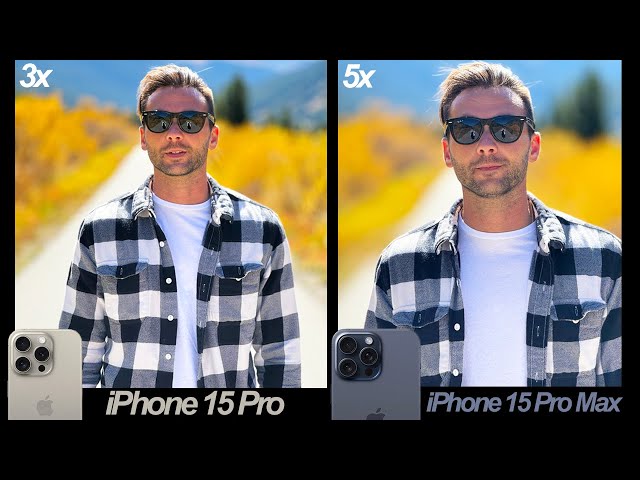 iPhone 15 Pro vs 15 Pro Max Camera Comparison! Is The Difference Worth It?