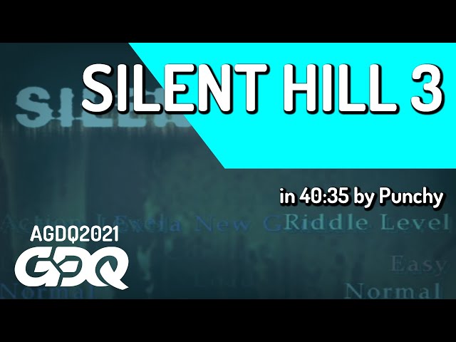 Silent Hill 3 by Punchy in 40:35 - Awesome Games Done Quick 2021 Online