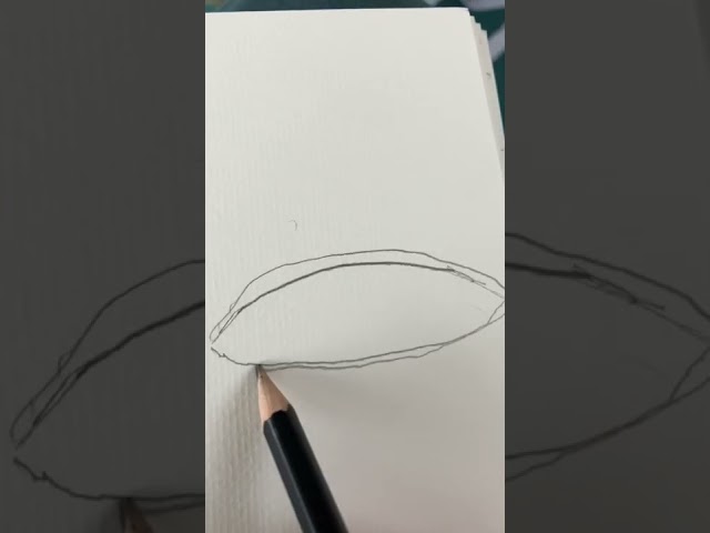 How to draw an eye easy