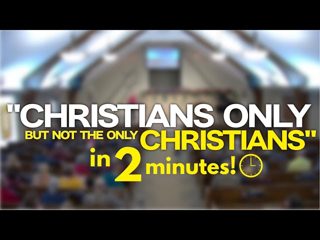 Independent Christian Churches Explained in 2 Minutes