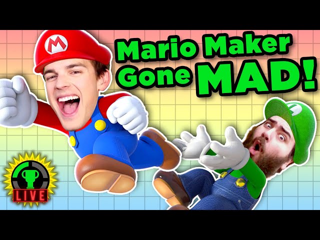 CRAZY Mario Maker 2 Levels w/ The Completionist and NateWantsToBattle (St. Jude Charity Livestream)