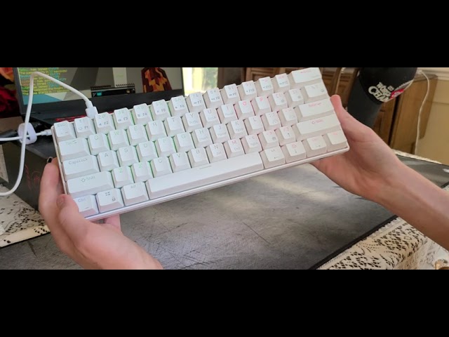 RK61 60% red switches sound test (thx for 500 subs!!!)