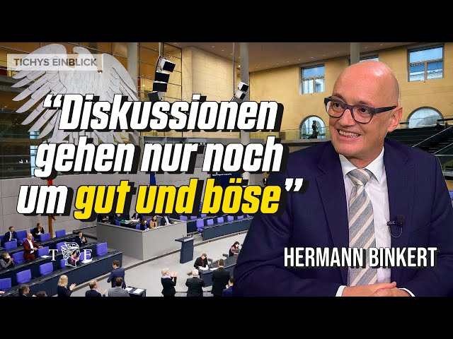 "Diskussionen werden nur noch um gut und böse geführt" - Hermann Binkert im Tichys Einblick Talk