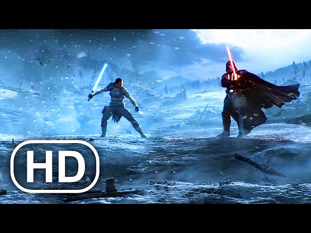 STAR WARS Darth Vader Kills Starkiller Fight Scene Cinematic 4K ULTRA HD - Force Unleashed Series