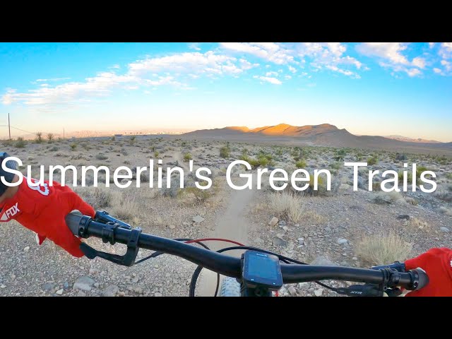 Summerlin Fun Green Trail - Bad Bunny to Bermine Mac - First Ride Leatt Armor  - Trek Fuel Ex5