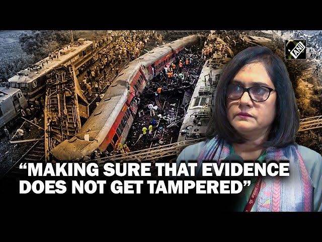 “Making sure that evidence does not get tampered,” Railway Board member Jaya Varma Sinha