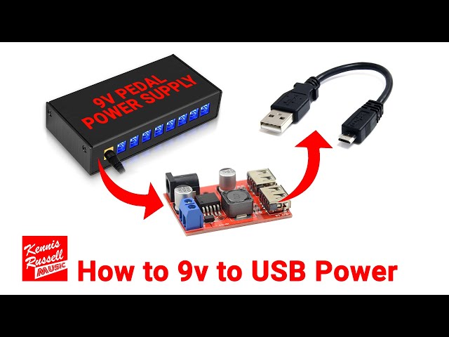 DIY USB Power for Guitar Pedalboard? (9V to USB Adapter)