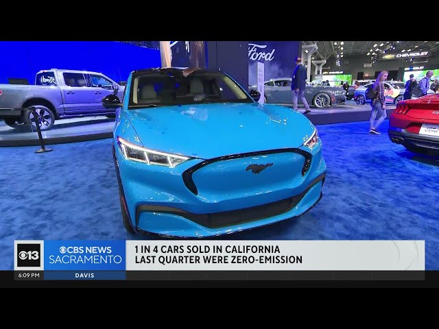 25% of cars sold in California last quarter were zero emission