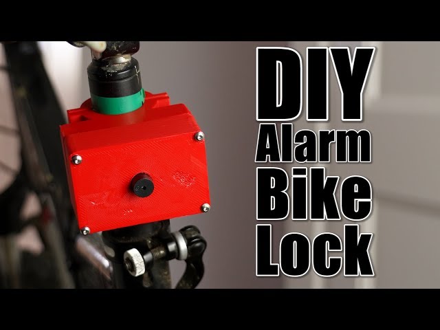 DIY Alarm Bike Lock (Shock Activated)