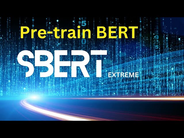 Pre-Train BERT from scratch: Solution for Company Domain Knowledge Data | PyTorch (SBERT 51)