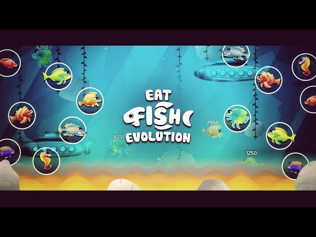 Eat fish evolution | Eat fish to grow bigger | Trailer | Made with GDevelop 5 | v.1.0.7