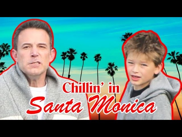 Ben Affleck And Son Sam's Morning Bonding In Santa Monica