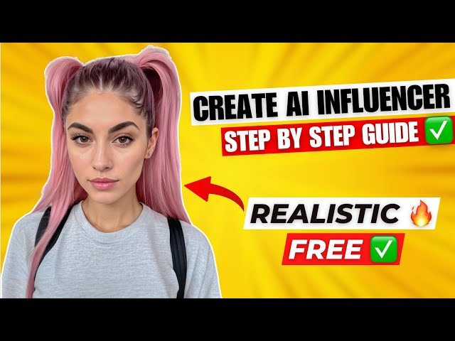 Create Ai Influencer - Virtual Influencer | Ai Instagram Model 🔥 | Step By Step Guide and Free ✅