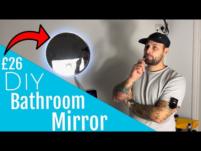 DIY MAKE YOU OWN LED Light Bathroom Mirror