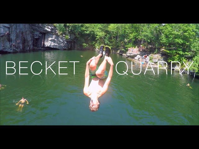 Epic Cliff Jumping | Becket Quarry |