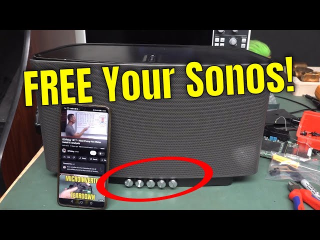EEVblog 1519 - FREE Your Sonos Speaker! (HACK)