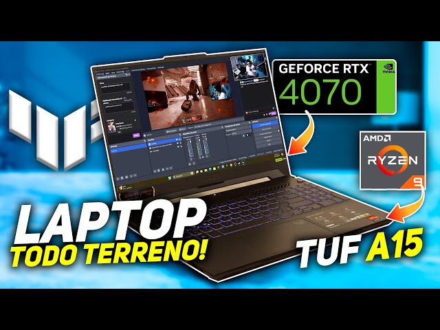 💻 Está laptop es una TODO TERRENO! | Asus nos prestó la TUF A15 y es un MAQUINON!! | Review