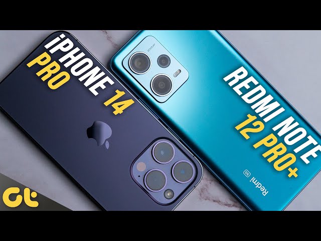Redmi Note 12 Pro Plus vs iPhone 14 Pro Camera Comparison | Redmi FTW? 🤔 | GTR