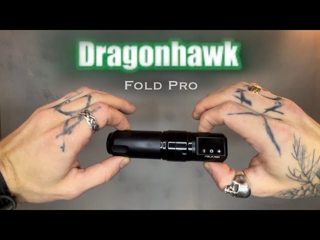 Dragonhawk Fold Pro / Review / Tattoo Machine for Beginners / Discount Code