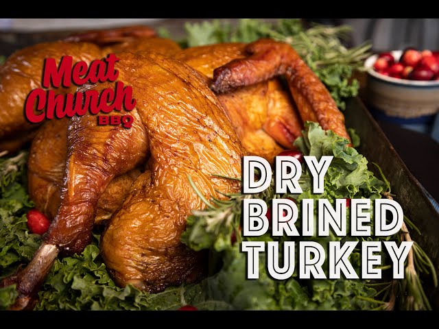 Dry Brined Turkey on a Pellet Grill