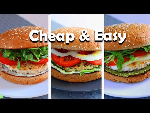 3 Healthy Chicken Burger Recipes Weight Loss