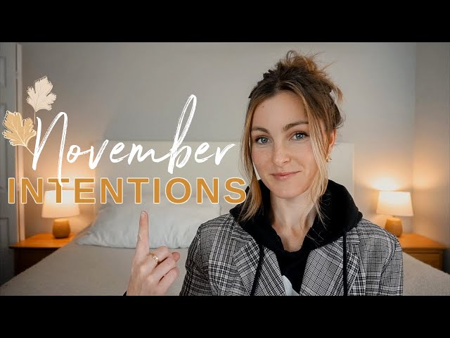 My November Intentions | Cold Exposure, Giving Up Sugar, Kindness