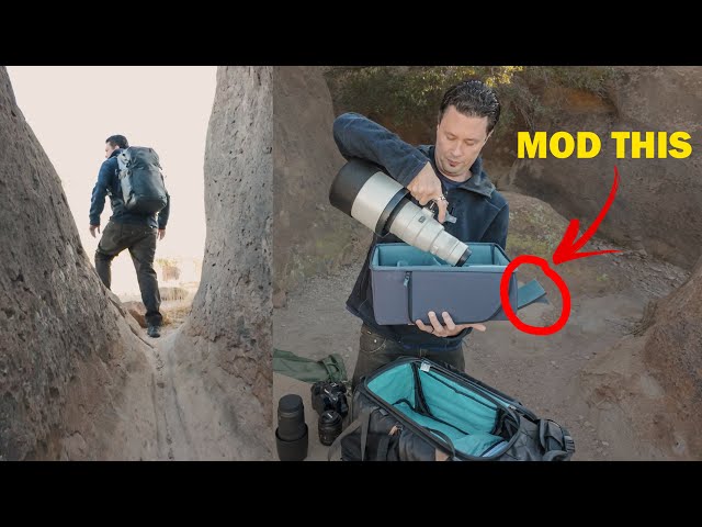 How I TRAVEL & Hike (COMFORTABLY) With A Big Prime Lens: Wildlife Photography