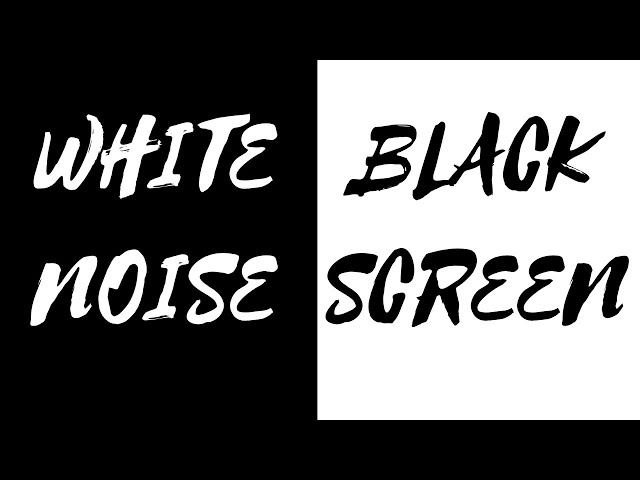 White Noise Black Screen 2 Hours | Sleep, Baby, Study and Concentration