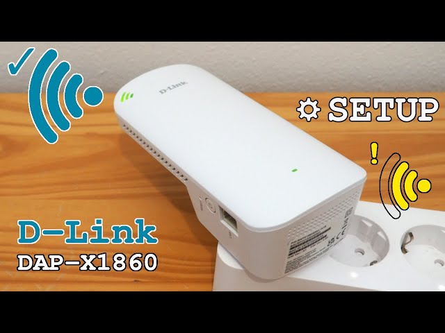 D-Link DAP-X1860 Wi-Fi 6 extender dual band • Unboxing, installation, configuration and test