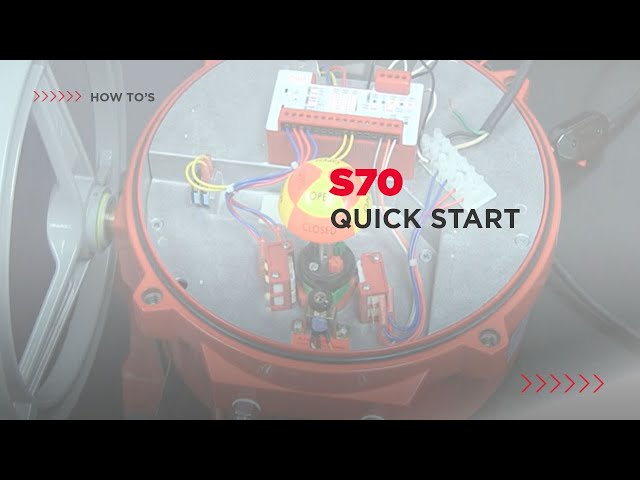 How To Quick Start Electric Actuator Series 70 | Bray Actuator