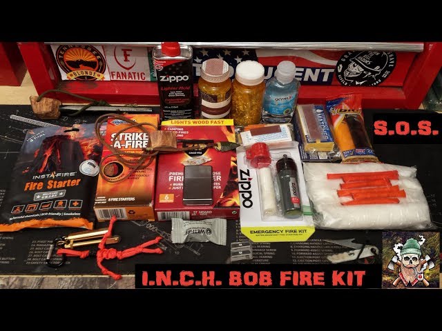 I.N.C.H. Bug Out Bag Series - Fire Kit