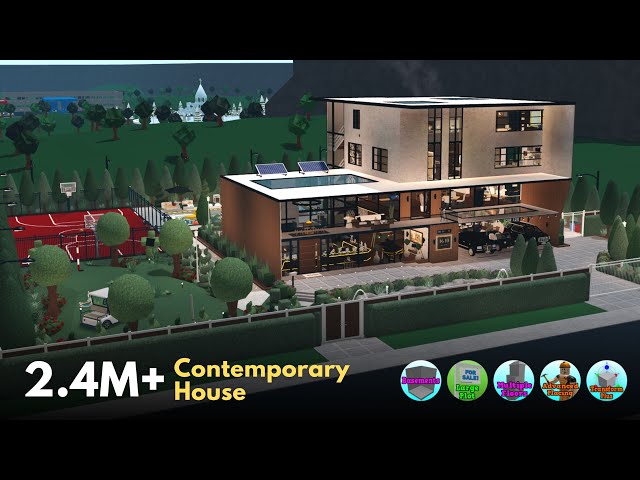 🏠 2.4M+ Bloxburg CONTEMPORARY MODERN House Tour | Bloxburg Build