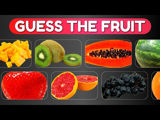 Guess The Fruit In 3 Seconds