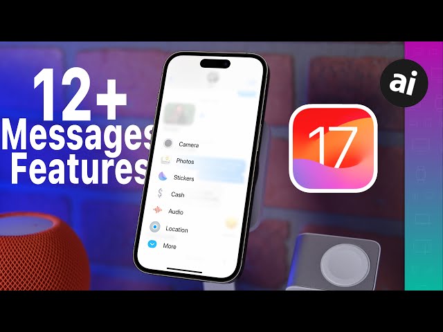 Every NEW Feature in Messages in iOS 17!