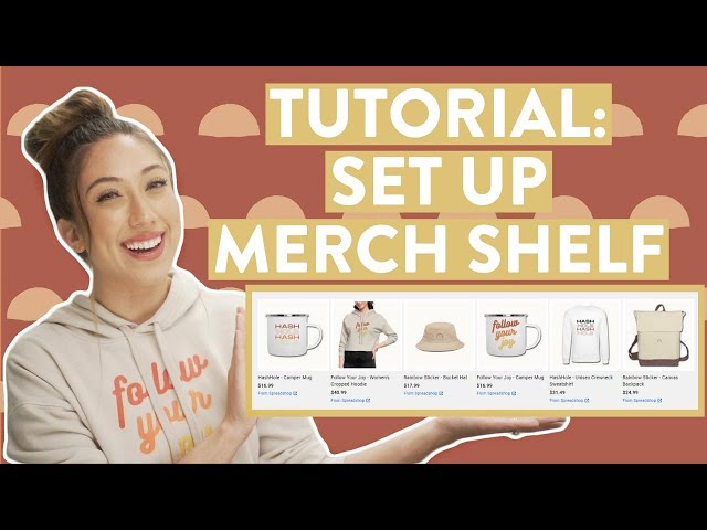 How To Set Up Your YouTube Merch Shelf Tutorial | Easily sell your YouTube merch for free!