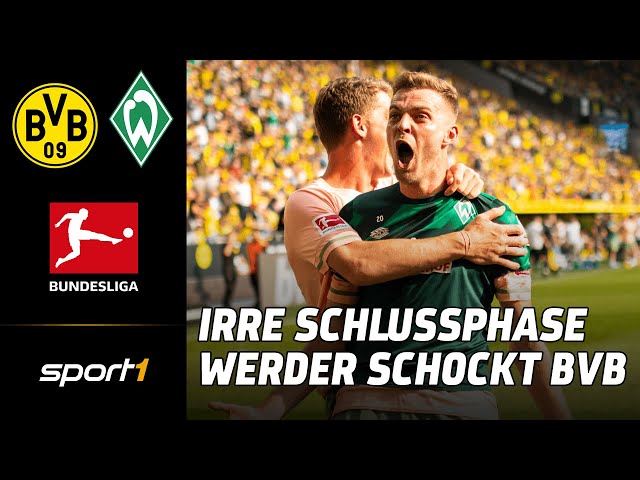 Borussia Dortmund - Werder Bremen | Bundesliga Tore und Highlights 3. Spieltag | SPORT1