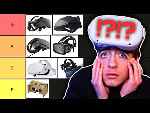 Ranking the MOST Popular VR Headsets EVER...