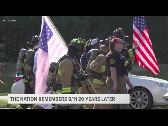 Kershaw Co. walk to honor 9/11 brings community to its feet