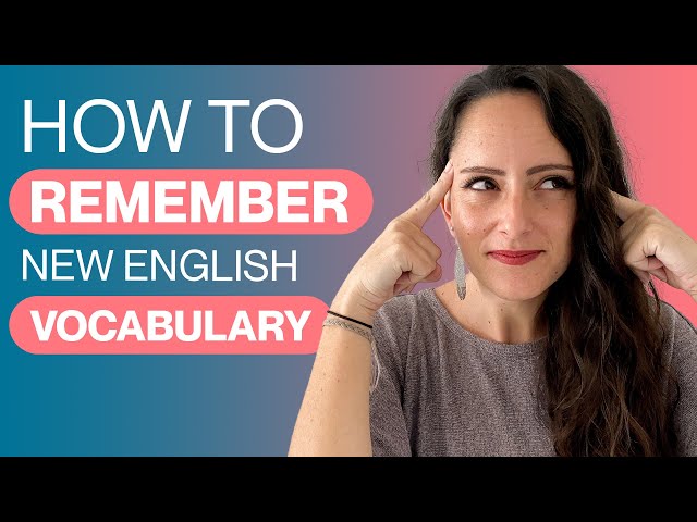 How To Remember New English Vocabulary 🇬🇧