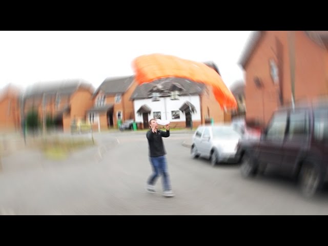 Playing with the Parachute - Freefall Camera #9